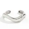 Joias Europeias e Americanas de Exportação Transfronteiriça Mais Vendidas Pulseira Geométrica de Metal Pulseira Aberta Pulseira Acessórios de Moda Feminina