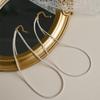 Colar de Pérolas Extremamente Fino 4mm Feminino Verão Luxo Leve Design Nicho Corrente Clavicular de Alta Qualidade Acessórios Colar de Contas de Arroz