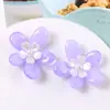 36mm Flores Gradientes Flores de Pérola Flores 3D Grampos de Cabelo DIY Acessórios de Cabelo Enfeites de Cabelo Materiais Decorativos Furos