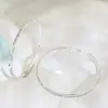 Nuevos Pendientes de Lujo Accesible de Moda, Elegantes Pendientes del Círculo de Celebridades de Internet, Pendientes Grandes Exagerados de Pedrería Estilosos Europeos y Americanos para Mujer