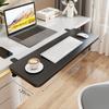 Escritorio de Computadora Bandeja para Teclado Tablero de Extensión para Escritorio Artefacto de Expansión de Escritorio Plegable sin Perforaciones Marco de Soporte para Brazo