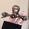 Pin de Pinza de Tiburón de Mezclilla con Lazo Simple Estilo Ins Coreano para Mujer 2025 Nuevo Pinza para el Cabello de Gama Alta Dongdaemun