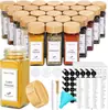 Amazon 192 Pegatinas Set de Etiquetas de Comida para Cocina Pegatina para Botella de Vidrio Pegatina de Clasificación para Botella de Especias Etiqueta Blanca