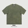 Kite Moda Masculina Verão Marca de Moda Camiseta Lavada Solta Casual Retrô Batik Gola Redonda Manga Curta Camiseta Tendência Masculina