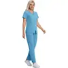 Roupas de Lavar à Mão de Camada Fina para Cuidados Orais e Dentários, Uniforme Separado para Equipe Médica, Vestuário de Trabalho para Médico e Enfermeiro de Ambulatório