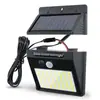 Luz de pared sensorizada tipo split para exteriores, luz solar para patio, luz de pared para villa exterior, luz de calle con sensor de movimiento corporal