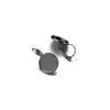 10 piezas/lote Bandeja de Hierro Gancho de Oreja Francés Bandeja para Pendientes de Piedra del Tiempo Accesorios Simples para Pendientes de Clip DIY