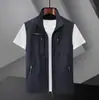 Colete Masculino de Secagem Rápida para Uso Externo - Primavera, Verão e Outono - Multibolsos - Fino - Roupa de Trabalho - Colete - Tamanho Grande - Fornecimento Direto da Fábrica