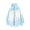 Roupa de proteção solar em seda gelada UPF100+ para mulheres, roupa de proteção solar leve e respirável para homens, jaqueta casual solta para atividades ao ar livre