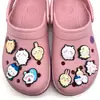 Set de 10 Piezas de Oso Autocrítico Jiikawa PVC Charms para Zapatos Hebilla de Zapato Accesorios para Zuecos Decoraciones para Sandalias Piezas para DIY