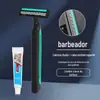 Barbeador Descartável com Pasta para Quarto de Hotel Barbeador Banho Hotel Viagem Kit de Higiene Pessoal Disponível em Estoque