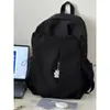 Mochila para estudiantes universitarios varones, color liso, simple, gran capacidad, mochila para estudiantes de preparatoria mujeres, mochila de viaje para exteriores, mochila de senderismo