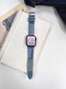 Correa de Cuero Estilo Roto Vaquero Adecuada para Apple Watch iWatch Décima Segunda Generación 11/10