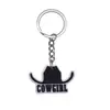 Llavero de Dibujos Animados de Chica Vaquera Cadena de Llaves de Goma Suave PVC Colgante para Bolso Pequeño Regalo Fabricante Mayorista