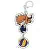 Llavero de Acrílico de Voleibol Hecho por Fans Junior Dibujo Animado Anime Periférico Lindo Colgante Accesorio