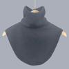 Cuello Falso De Rong Cuello Alto Estilo Nuevo Protección para el Cuello Calentador de Cuello Cuello Bajo Antifrío Cuello Falso para Otoño e Invierno