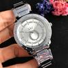 Relógio Esportivo Masculino de Quartzo da Moda Trendy Anel de Diamante Pando Estilo Mostrador Big O Novo Listado Multiesportivo