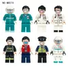 Jinzhi 42 Modelos de Figuras de Personal Médico M8115 Centro de Rescate Renji Bloques de Construcción de Partículas Pequeñas Juguetes para Niños Venta al por Mayor Transfronteriza