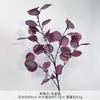 Hojas de Manzana Artificiales al por Mayor para Decoraciones de Boda, Decoración de Hoteles y Hogares, Hojas Redondas para Arreglos Florales, y Plantas Artificiales