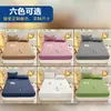 Juego de protectores de colchón impermeables, funda de colchón acolchada y engrosada, sábana a prueba de orina de 4 capas, directo de fábrica, cobertura completa de 360 grados