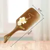 Regalo para el Día del Maestro: Peine de cojín de aire de sándalo para cabello liso, peine de airbag antiestático, peine de masaje de meridianos del cuero cabelludo