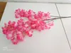 Galho único curto galho único 3 garfos alta qualidade simulação flor de pereira mini galho único cabo flor de pereira galho curto flor artificial atacado
