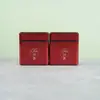 Latas de Té Blanco Cuadradas 125g Hojalata Selladas Latas de Té Caja de Embalaje Dos en Uno suit Mayoreo