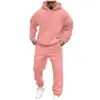 En Stock 2025 Europeo y Americano Transfronterizo Otoño e Invierno Nuevo Conjunto de Sudadera de Moda de Felpa Casual Holgado Manga Larga con Capucha Venta al por Mayor