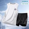Traje Deportivo Fresco Uniforme de Baloncesto para Hombre de Secado Rápido Chaleco de Verano para Hombre Pantalones Cortos Gimnasio Correr Conjunto para Hombre