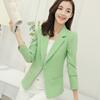Criativo 2025 Primavera Fornecimento para Exportação Ol Terno Feminino Elegante Estilo Coreano Gola Ajuste Slim Terno Pequeno Versátil