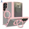 Funda Cruzada para Teléfono Móvil Samsung S26 Ultra 2026 con Succión Magnética S25Plus Dos en Uno Soporte Transparente Cubierta Protectora