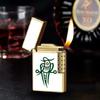 Encendedor creativo de mahjong Langsheng de fuego abierto inflable caja de regalo gratis área de meseta de pedernal de repuesto se puede usar