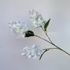 Simulação 3 cabeças estupa única hortênsia casamento hall de casamento decoração de casa flor artificial arranjo de flores fábrica atacado