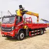 Suministro Directo de Fábrica Dongfeng Dv3 Fila Única Xcmg Camión Grúa Montada de 8 Toneladas Precio Puede Estar Equipado con una Grúa de 10 Toneladas Caja de Carga de 6.1m
