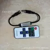 Controlador LED monocromático de lámpara RF mini de fábrica, cabeza DC, control remoto negro, controlador RF