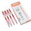 Bolígrafo de Gel Retráctil Estilo Pincel Pequeño con Punta de 0.5mm, Agarre Suave, Tinta Negra, Adecuado para Exámenes Estudiantiles, Modelo J3401