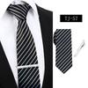 Corbata de Negocios a Rayas para Hombre Formal Profesional Roja Azul Atada a Mano Imitación Seda 7.5cm Stock Listo de Fábrica