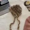 Chapéu de Pelo de Coelho Genuíno para Mulheres no Outono e Inverno Chapéu de Pelo Peludo Acolchoado à Prova de Frio e Quente Proteção para as Orelhas Touca de Lã Tricotada