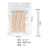 Palitos para Depilar de 150 mm, 50 Piezas de Palitos para Depilar, Palitos de Cera de Abejas, Herramientas Desechables de Madera Natural para Depilar y Raspar Cera