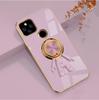 Funda para teléfono Google 6A 5A Electrochapada Silicona Soporte de hebilla de anillo Astronauta Dibujos animados Cubierta protectora