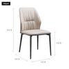 Silla de Comedor de Lujo Nórdico Luz Sentido Avanzado Moderna Simple Oficina Silla Cómoda Hogar Sala de Estar Maquillaje Computadora Silla con Respaldo