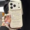 Funda para Teléfono Móvil Star Kt Avatar Adecuada para Apple 18Promax Patrón de Concha Color Crema Cadena para Colgar 17/16 Xiaomi Huawei