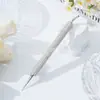 Pluma de Pedrería para Uñas Transfronteriza, Doble Punta, Autoadhesiva, para Recoger y Quitar Pedrería, Herramienta Especializada para Uñas