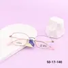 Armazón de Gafas Pequeño Retro para Mujer, Armazón de Gafas de Titanio Puro a la Moda, Armazón Óptico de Gafas de Prescripción Danyang