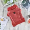 Otoño e invierno 2023 Nueva Moda abrigo de cuero de cachemira ropa cálida para mascotas ropa gruesa para mascotas perro pequeño