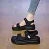 Sandalias Deportivas Romanas de Moda con Suela Gruesa y Velcro para Uso en Exteriores, Nueva Colección Primavera/Verano 2026, Comercio Transfronterizo
