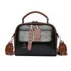 Bolso Cuadrado Pequeño de Nicho Retro Transfronterizo Bolso de Mano Nuevo para Mujer Simple Casual Doble Capa Gran Capacidad Bolso de Hombro Único Cruzado