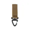 Gancho para mochila de montañismo al aire libre Hebilla colgante para cinturón táctico Llavero con hebilla giratoria triangular Gancho de nailon multipropósito