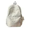 Mochila de moda estilo coreano para estudiantes de secundaria y preparatoria, mochila casual para el día a día, mochila casual de estilo universitario para viajes de gran capacidad