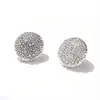 Luxo Leve e Sensação de Alta Qualidade, Brincos de Bola Redonda com Contas Inteiras Galvanizados a Ouro Real, Para Presentear, Direto da Fábrica, Marca de Designer Mesurely